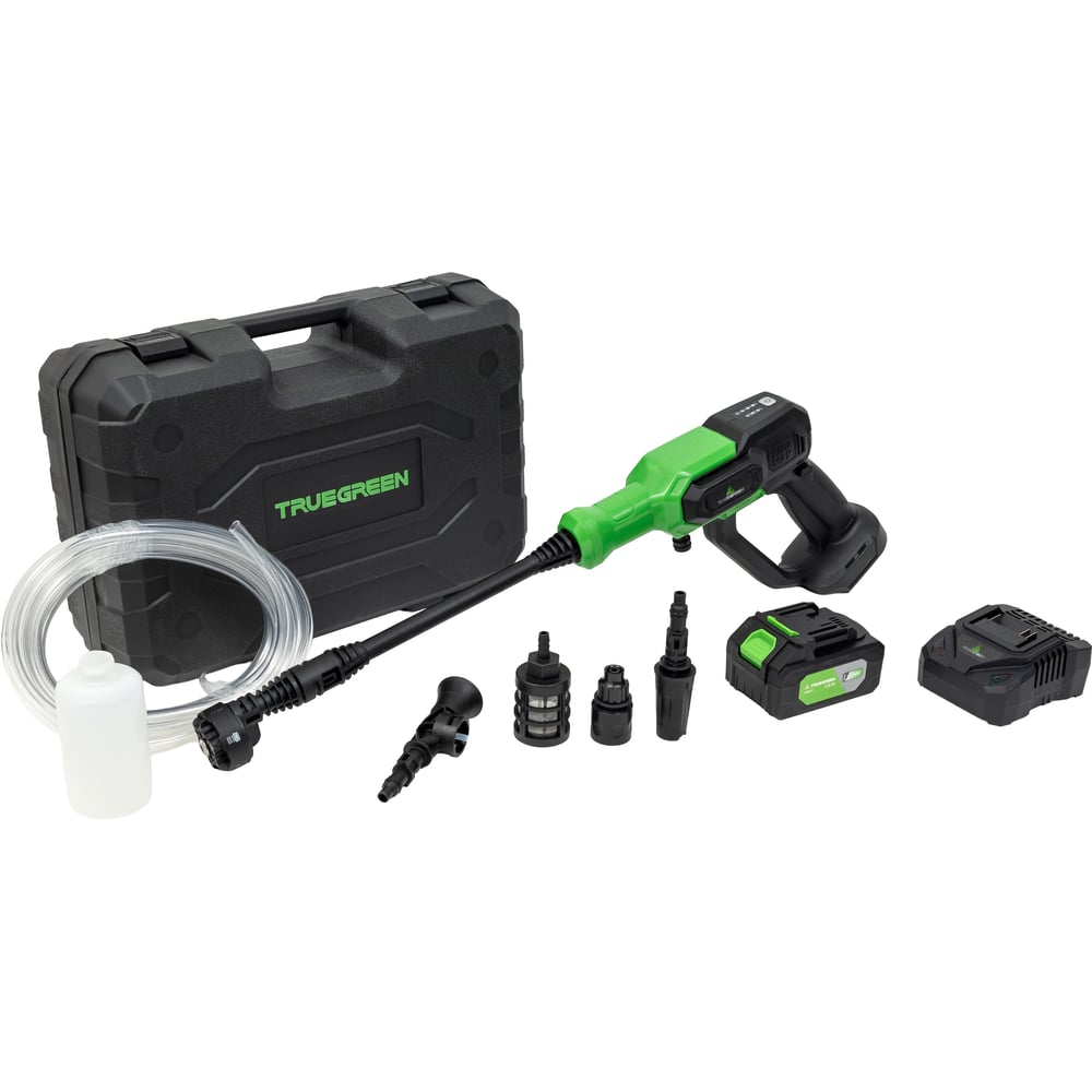Изображение товара Мойка высокого давления TRUEGREEN TG8L204W аккумуляторная легкая надежная