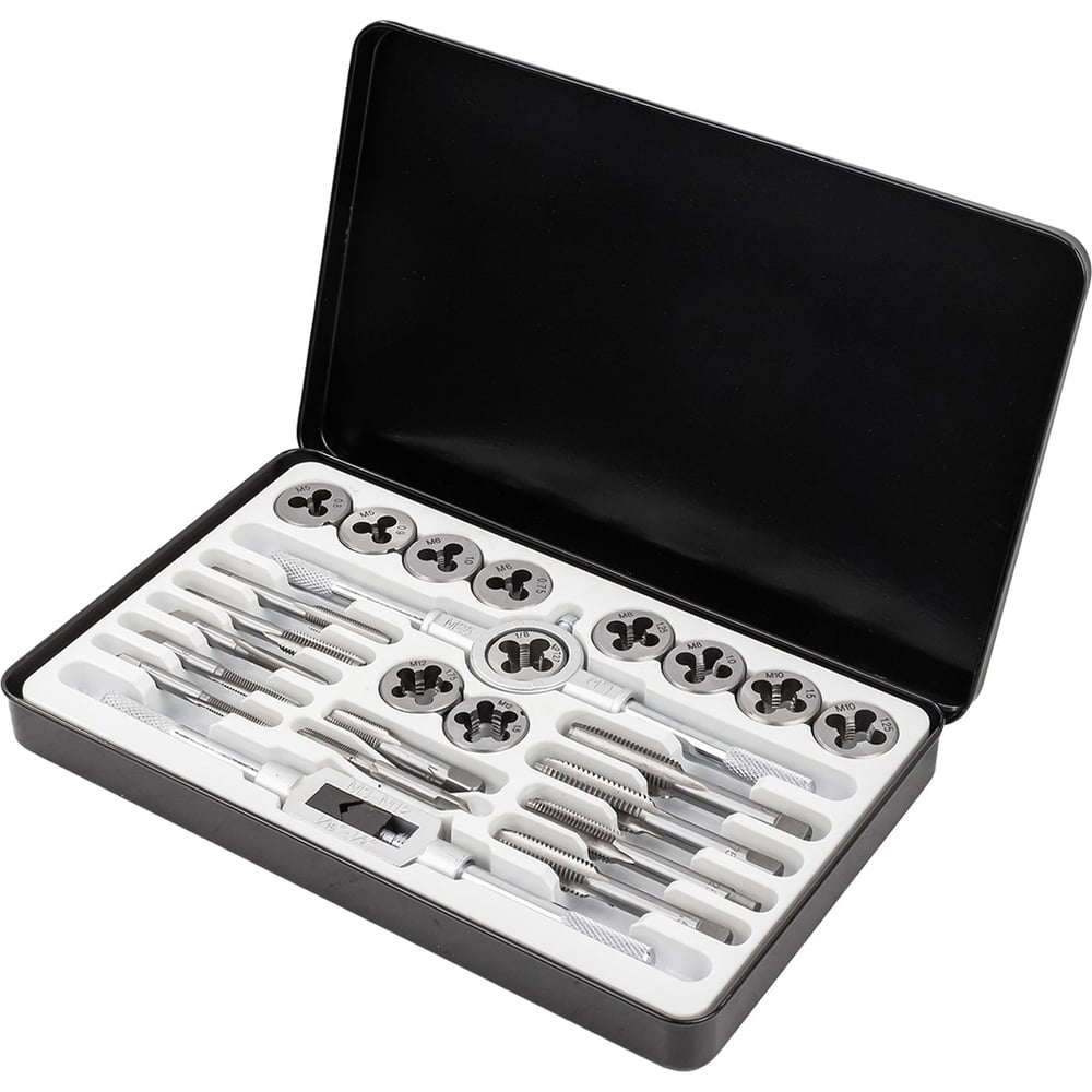 Изображение товара Набор метрических метчиков и плашек Forcekraft 24 предмета FK-M024-1(66746)