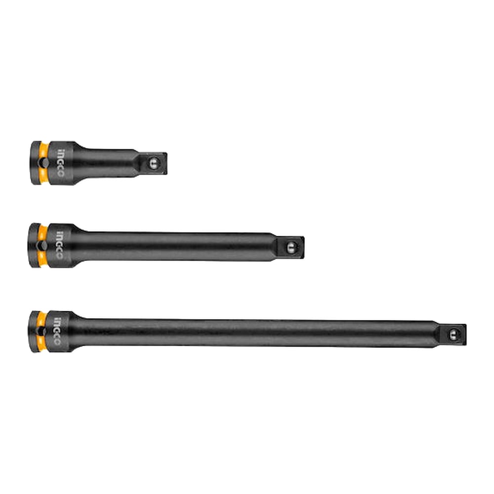 Набор ударных удлинителей для воротка INGCO 1/2" (5/20), INDUSTRIAL HKISEB12031