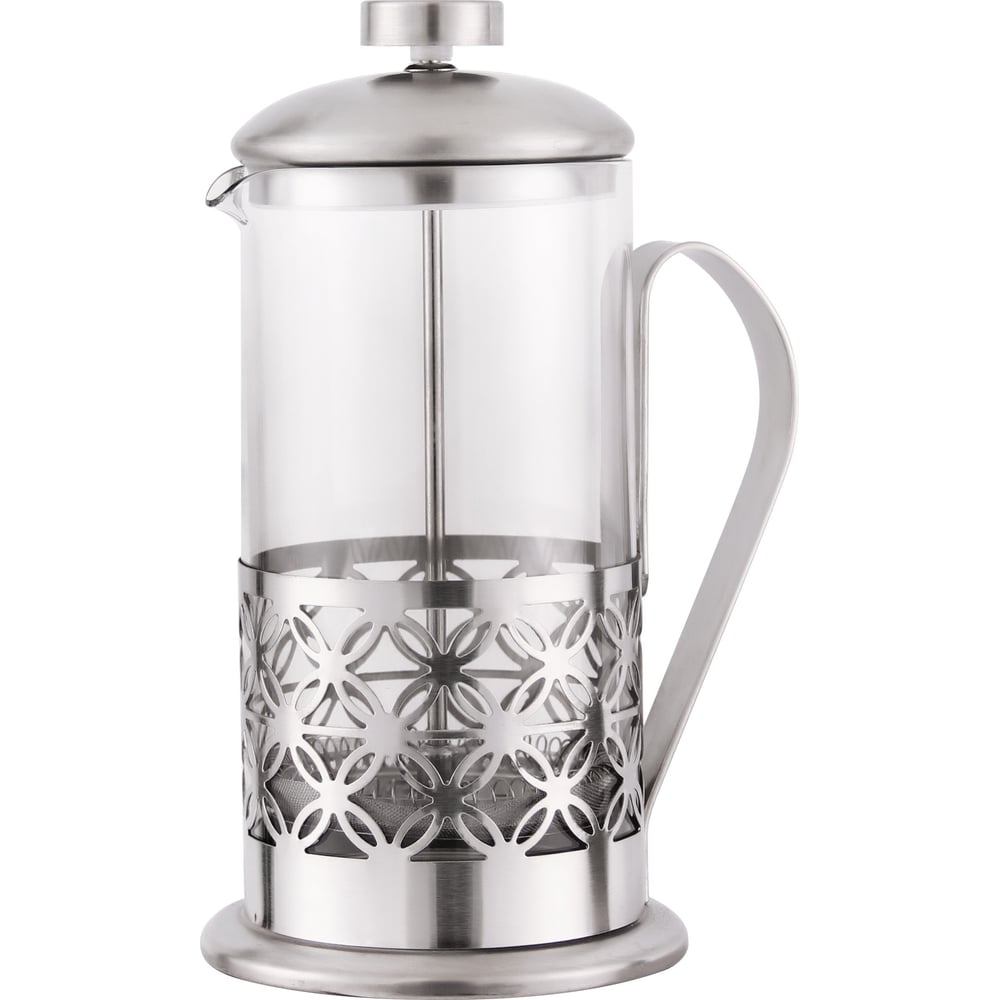 Изображение товара Френч-пресс Rosenberg объем 1000 мл R-660035 из стекла и нержавеющей стали
