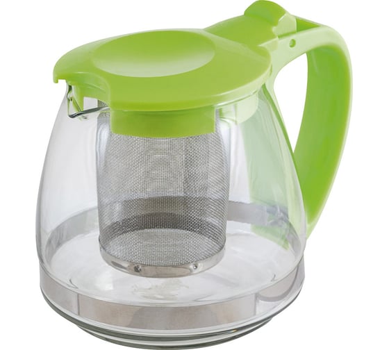 Изображение товара Заварочный чайник Mallony DECOTTO-750 объем 750 мл с пластиковой ручкой фильтр из нержавеющей стали 910106