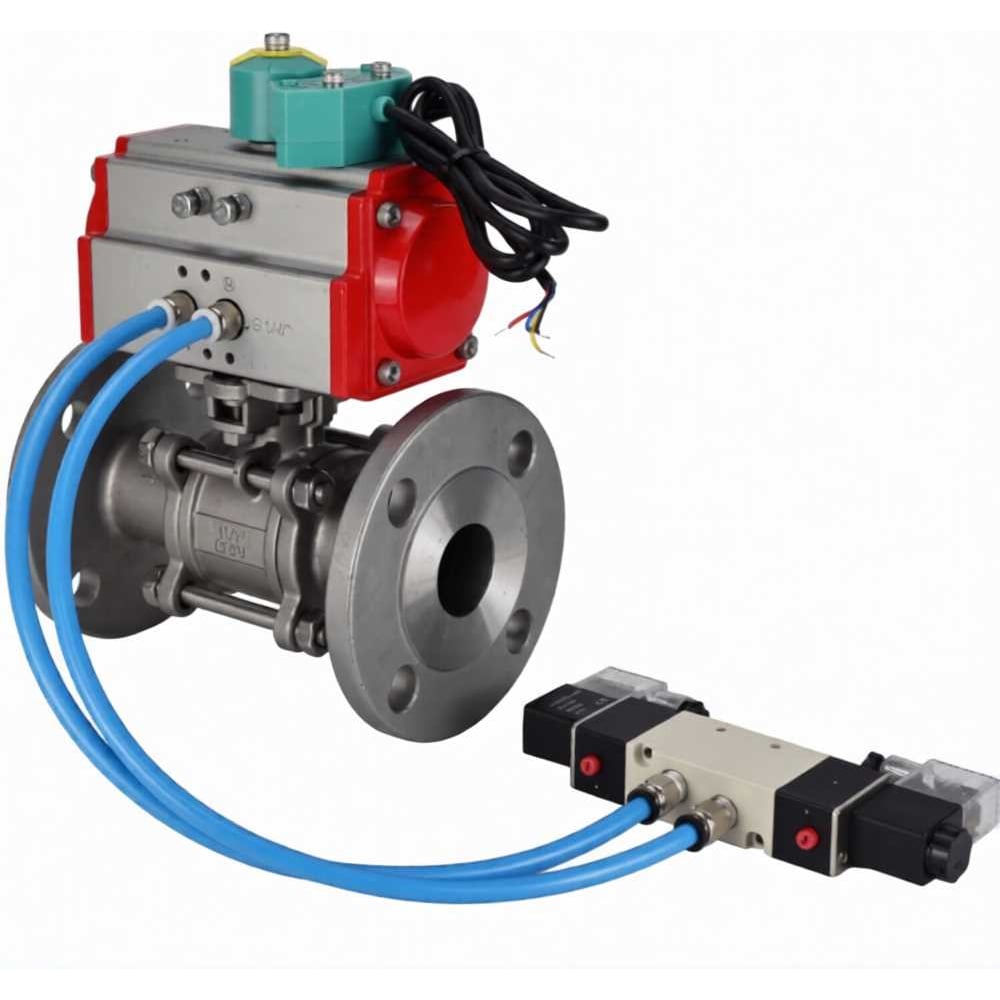Изображение товара Кран шаровой DN.ru КШФПТ.304.180 Нержавеющая сталь, DN100, PN16, фланцевый, 180°C