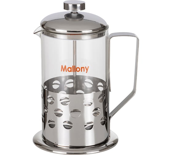 Изображение товара Чайник/кофейник Mallony В535-800ML Caff кофе-пресс сталь 950082