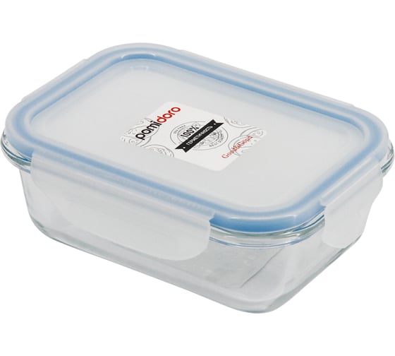 Изображение товара Контейнер Pomi d'Oro стекло прямоугольный 0,37 л RUS-575042