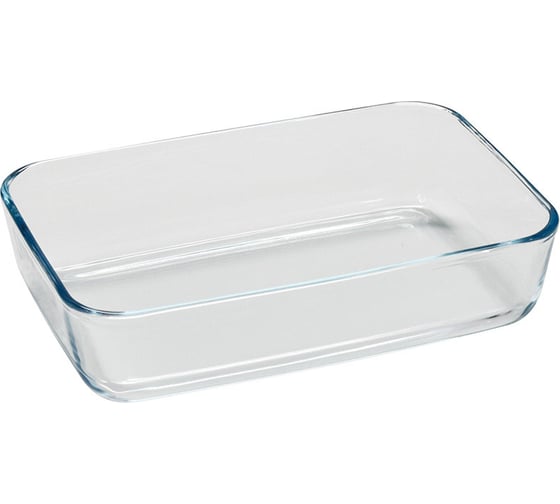 Изображение товара Форма для запекания Mallony CRISTALLINO объем 0,9 л из боросиликатного стекла прямоугольная форма без ручек 005568