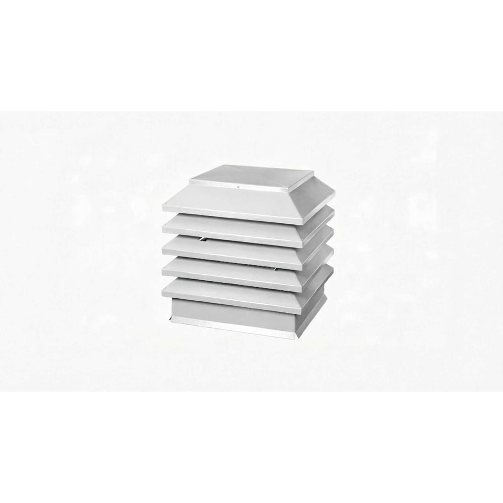Изображение товара Дымник ПРОФМЕТСТИЛЬ Модерн 390х390х450 RAL 9003 Арт. 1341 Изображение товара Дымник ПРОФМЕТСТИЛЬ Модерн 390х390х450 RAL 9003 Арт. 1341