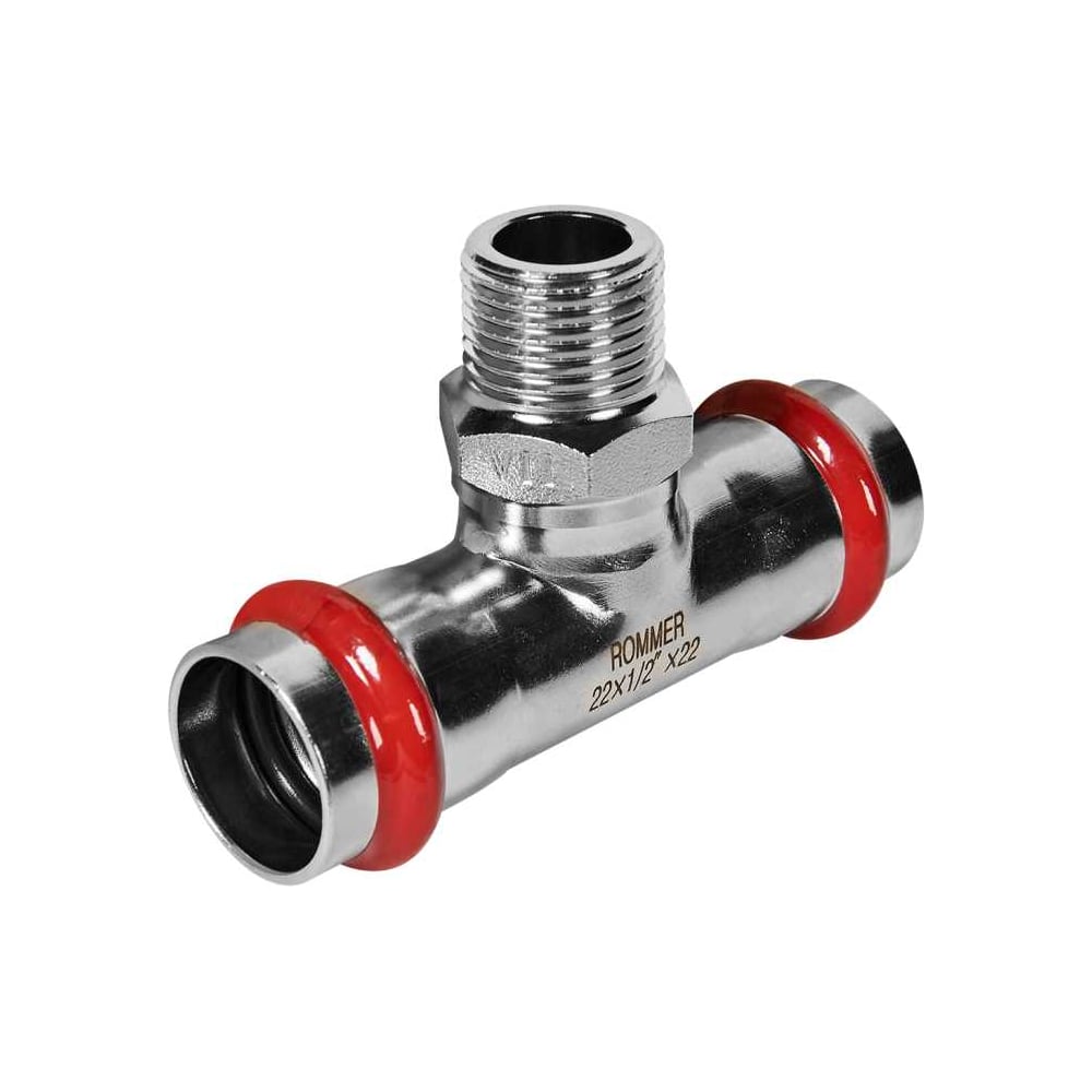 Изображение товара Тройник-переходник ROMMER RSS-1016-002834 ВПр-НР 28 мм 3/4M