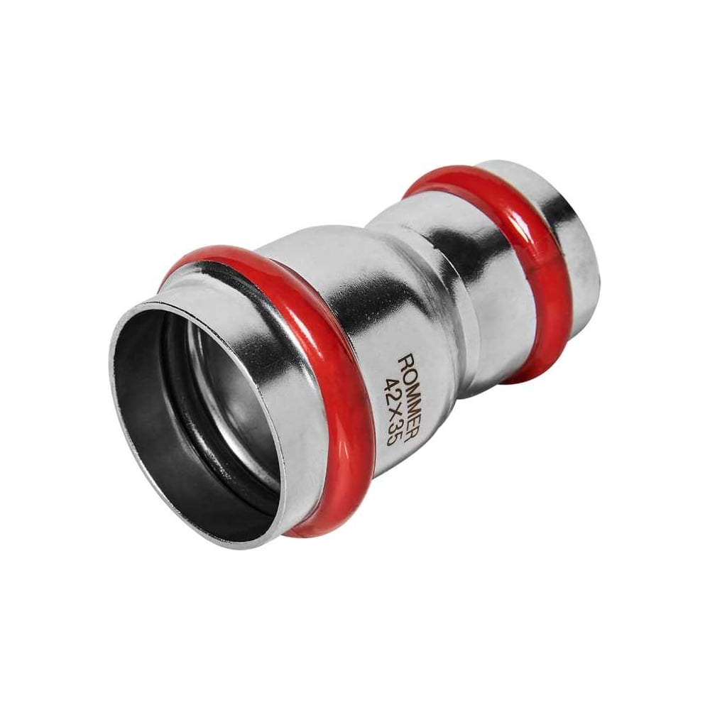 Изображение товара Муфта переходная ROMMER из нержавеющей стали 42х35 мм для бытовых систем