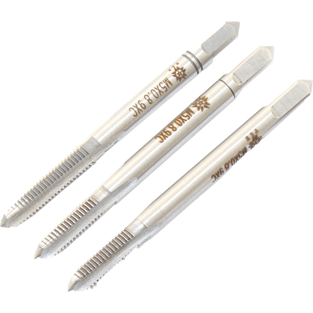 Изображение товара Метчик TLX М 5,0 0,8 9ХС ручной, к-т из 3-х шт. 75947