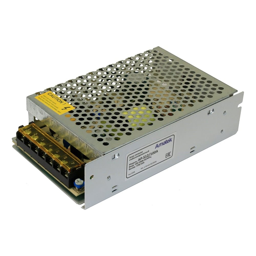 Изображение товара Блок питания Amatek AP-S12/100A  7001036
