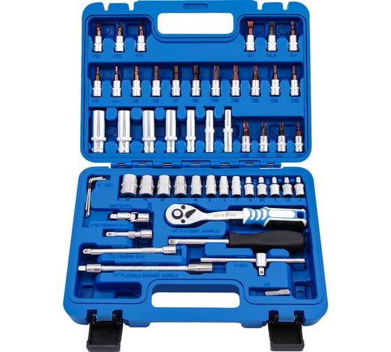 Изображение товара Набор инструментов GOODKING 53 предмета 1/4" трещотка B-10053