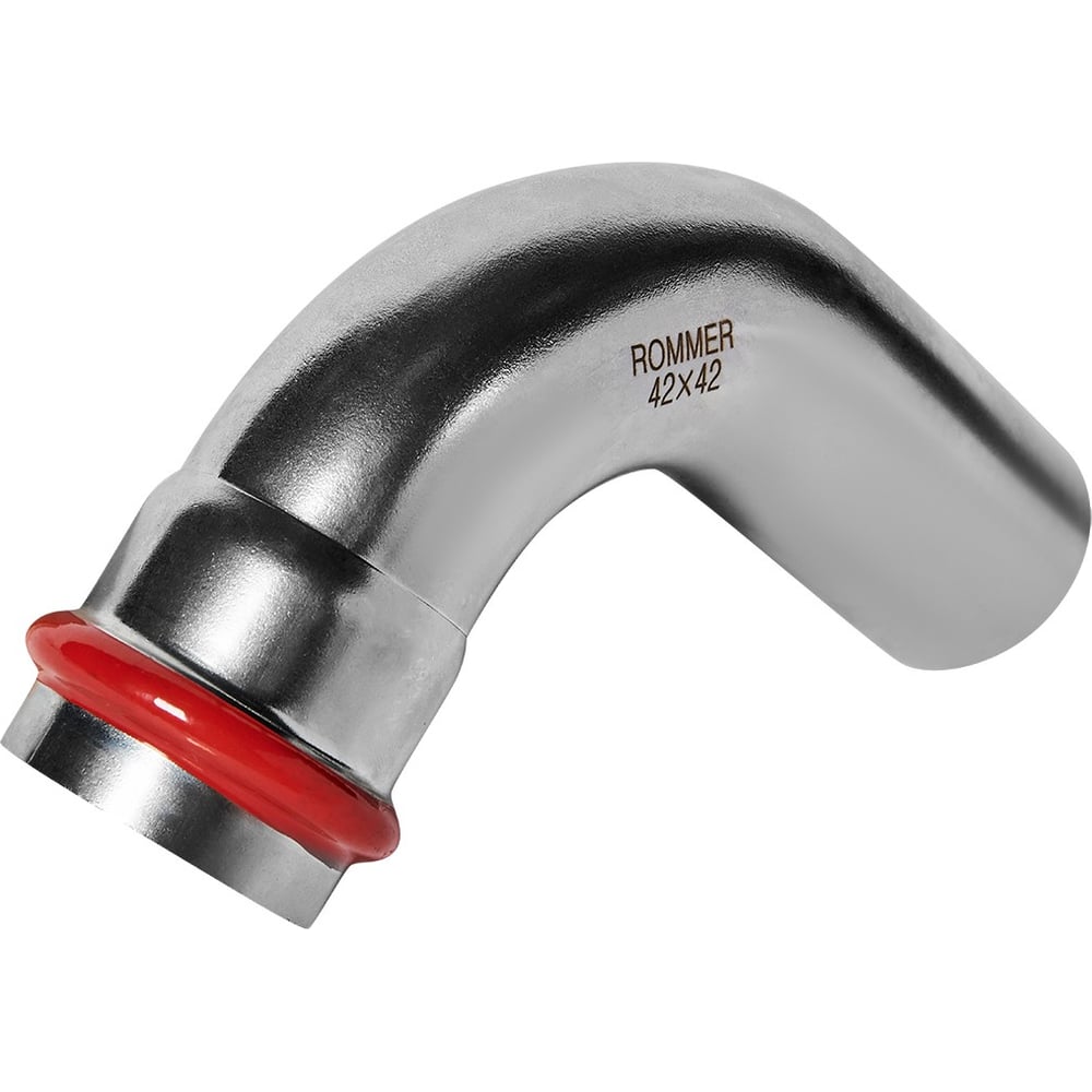 Изображение товара Угольник однораструбный ROMMER RSS-1002-000042 90° ВПр-НПр, 42, из нержавеющей стали, прессовой PEE9H4CCV7CLCR