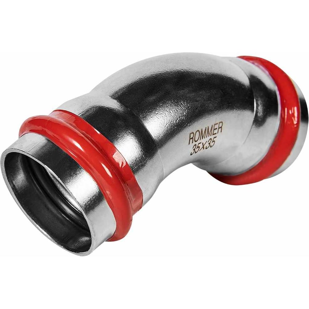 Изображение товара Угольник ROMMER RSS-1005-000035 45° ВПр-ВПр, 35, из нержавеющей стали, прессовой PEE9H4CCV7H1DL