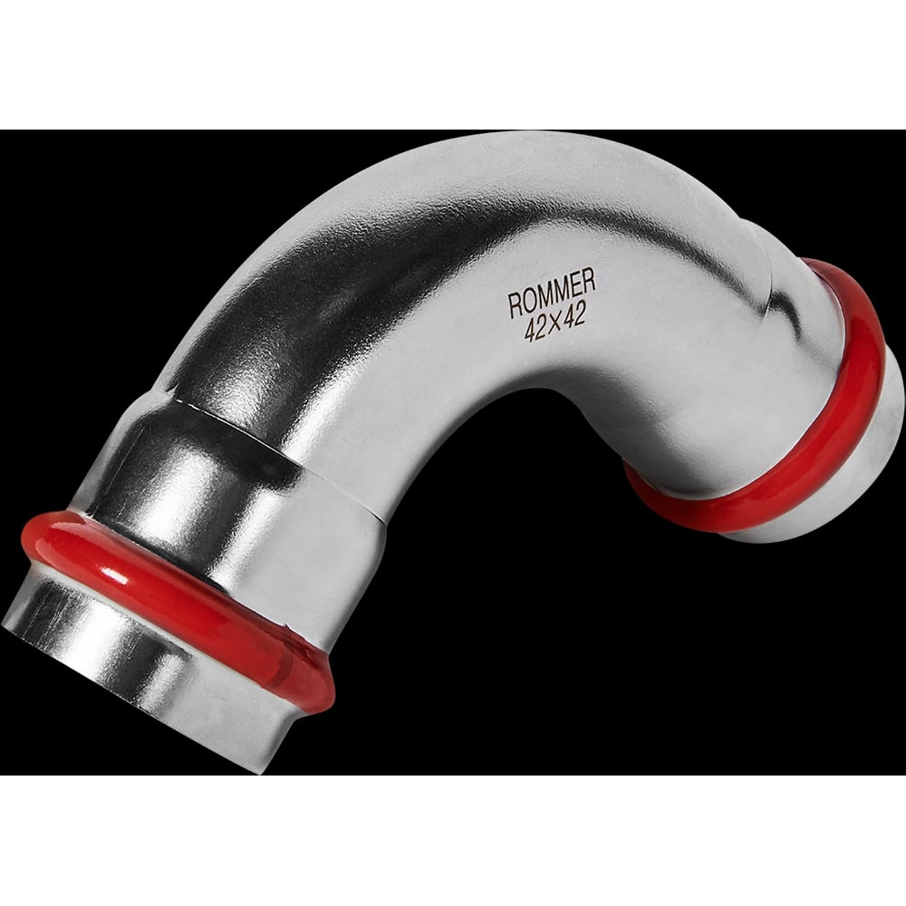 Изображение товара Угольник ROMMER RSS-1003-000042 90° ВПр-ВПр, 42, из нержавеющей стали, прессовой PEE9H4CCV7EA53