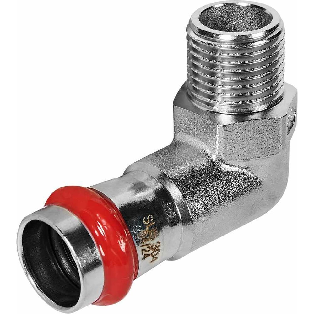 Изображение товара Угольник-переходник ROMMER RSS-1010-001812 ВПр-НР, 18×1/2, из нержавеющей стали, прессовой PEE9H4CCV7L9EB