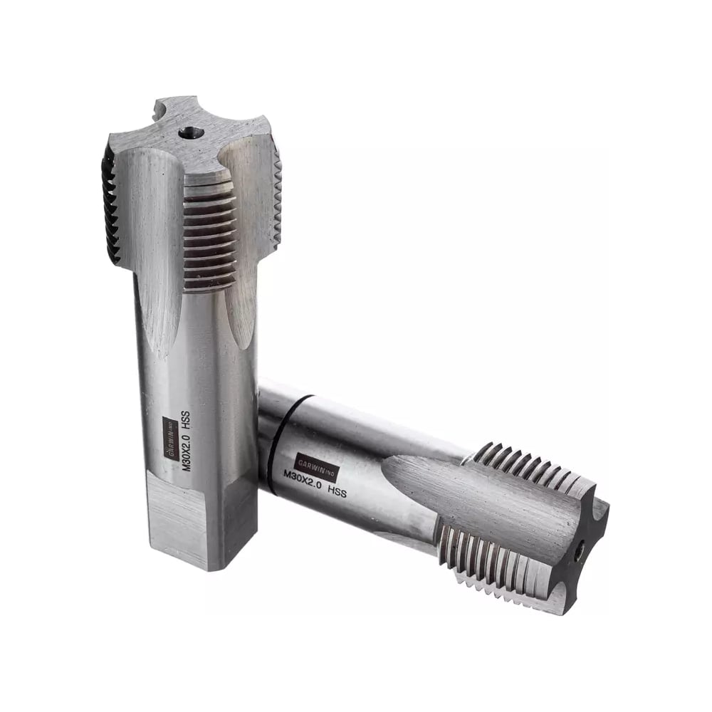 Изображение товара Метчики ручные GARWIN Mf30x2.0, DIN 2181, HSS, 6H, комплект из 2 штук GM-TF300200