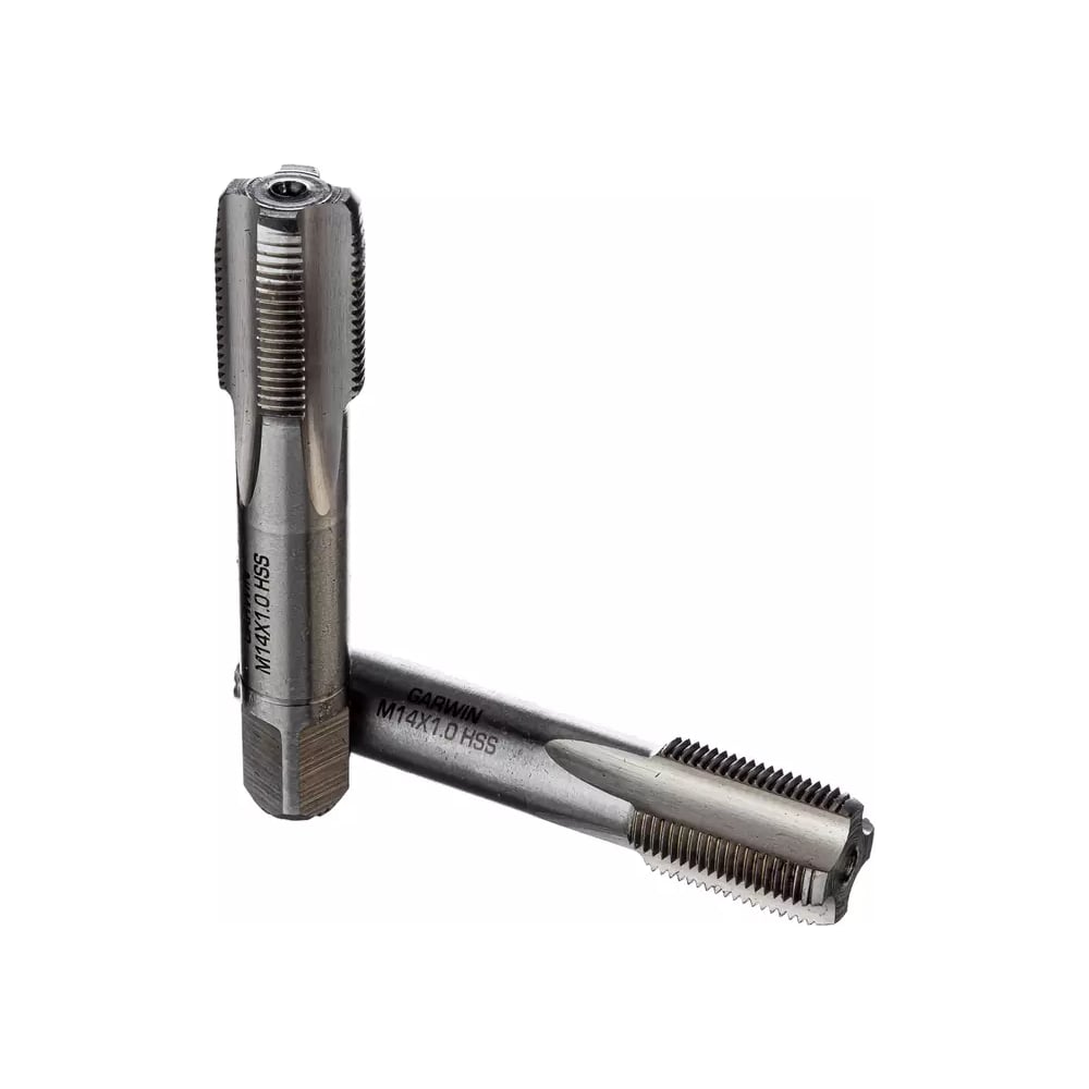 Изображение товара Метчики ручные GARWIN Mf14x1.0, DIN 2181, HSS, 6H, комплект из 2 штук GM-TF140100