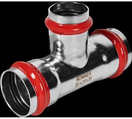 Изображение товара Тройник переходной ROMMER RSS-1014-352835 ВПр, 35×28×35, из нержавеющей стали, прессовой PEE9H4CCV7RJF7