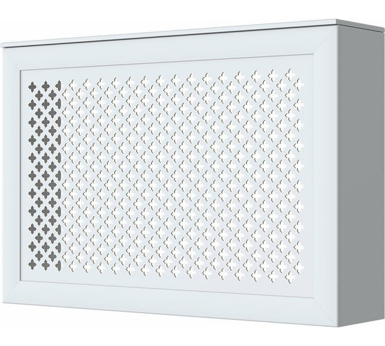 Изображение товара Экран для радиаторов (короб) Cosca Decor Модерн ГОТИКА белый, 600x900x200 мм СПБ017655