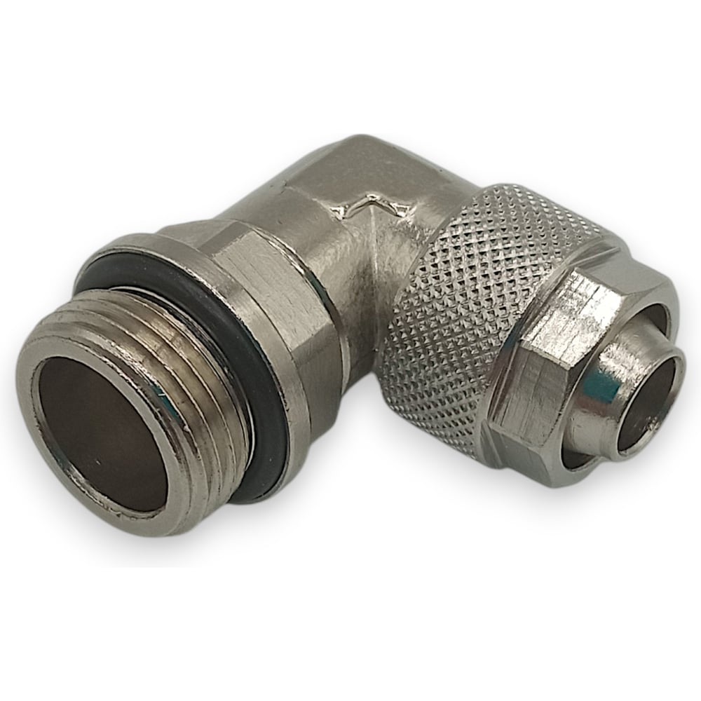 Изображение товара Фитинг с накидной гайкой Контактная Механика угловой, G3/8, трубка 12мм KMBL12-G03