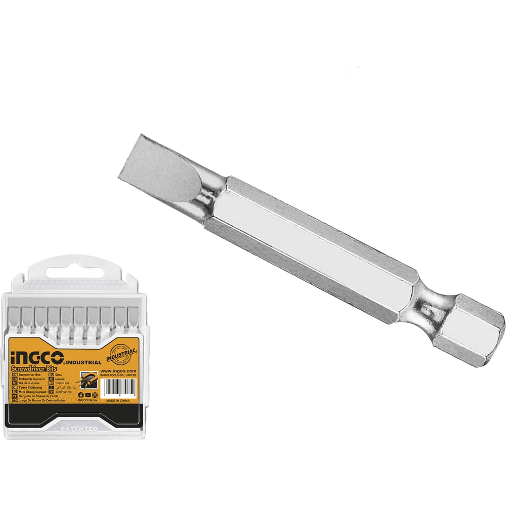 Изображение товара Набор бит SL6 INGCO 10 шт, упак SDB11SL423