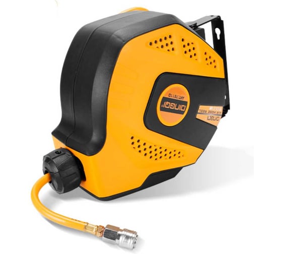 Изображение товара Шланг пневматический DINGQI PVC 20 м, 8х12 мм, в самоскручивающейся катушке 20 м 76120