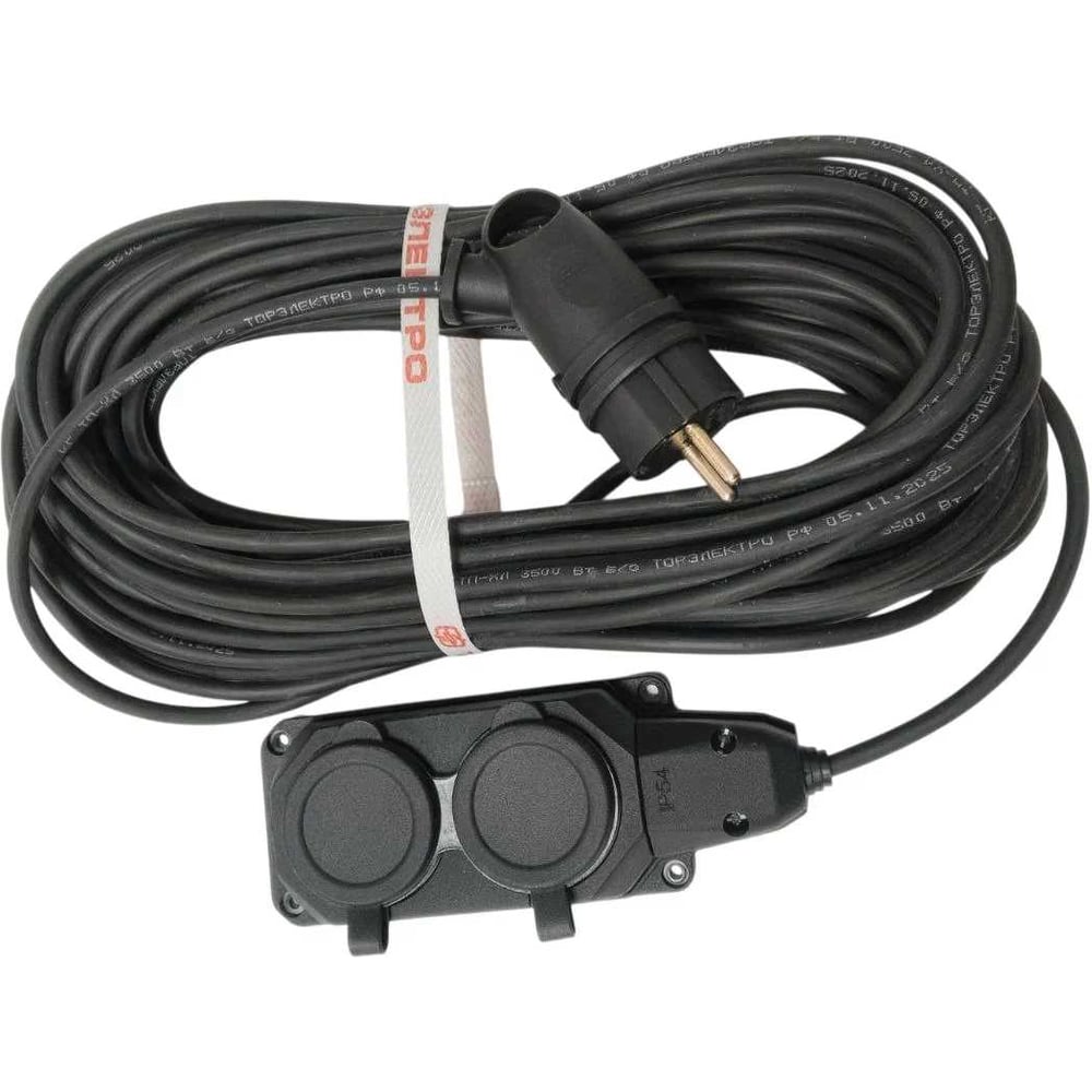 Изображение товара Удлинитель TORЭЛЕКТРО ВОЛЬТПРОМ КГ 2х2.5 30 м IP44