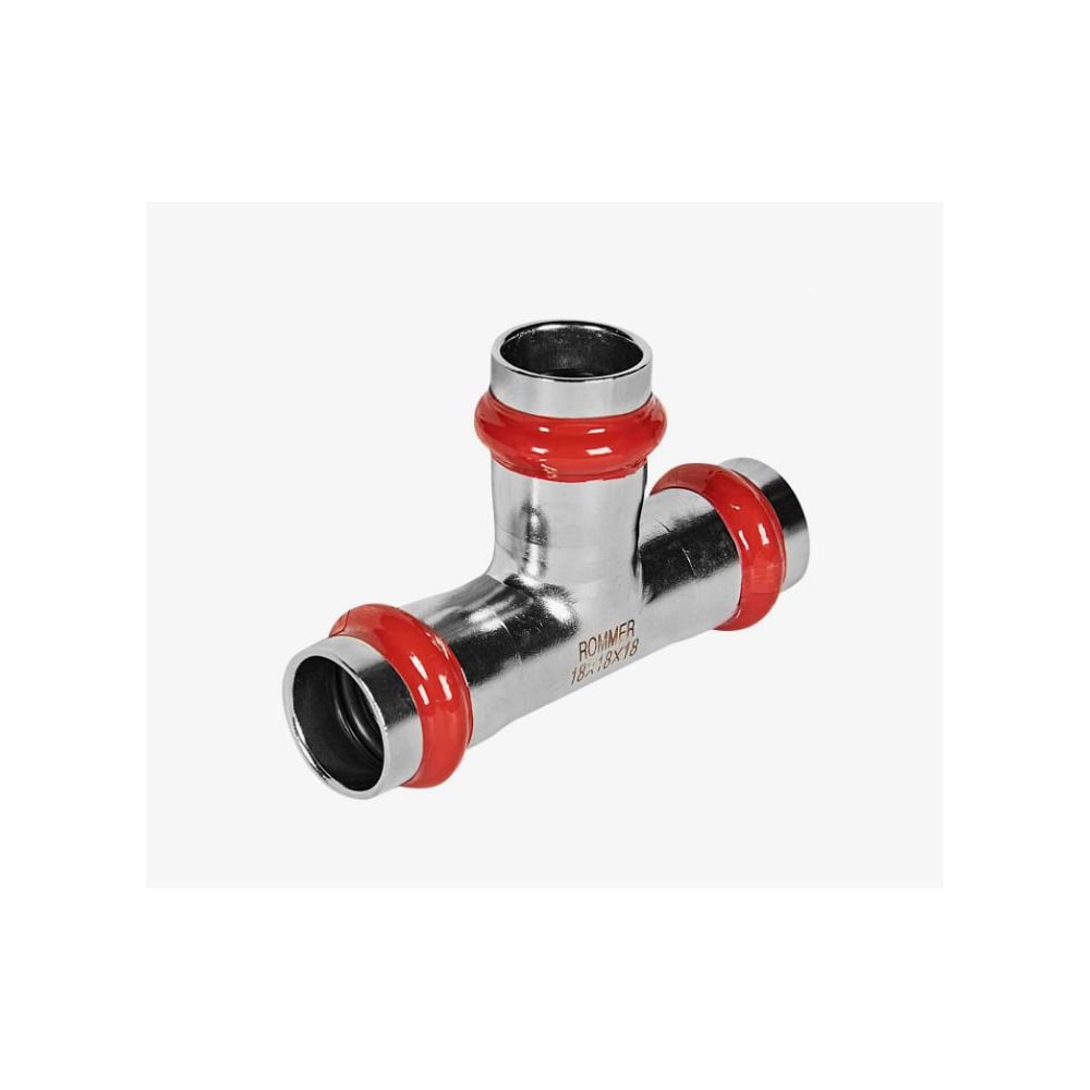 Изображение товара Тройник нержавеющая сталь ROMMER ВПр 18 мм для систем водоснабжения