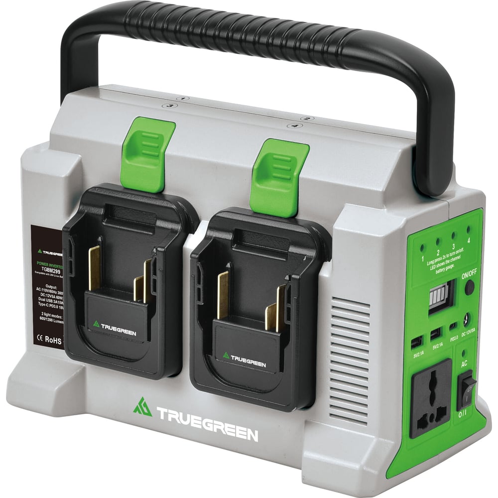 Изображение товара Внешний аккумулятор TRUEGREEN TG8M299 с беспроводной зарядкой и мощностью 300 Вт