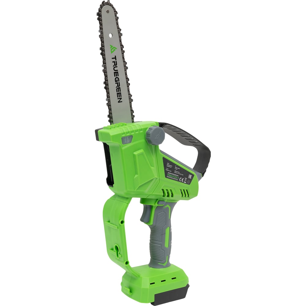 Изображение товара Аккумуляторная цепная пила TRUEGREEN TG8J133-1W с 20 см шиной