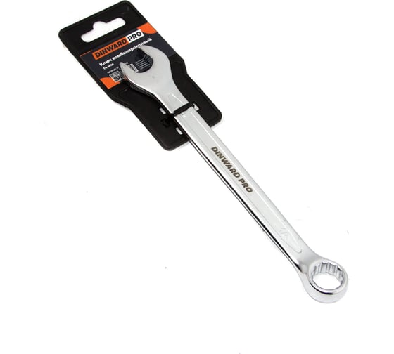 Изображение товара Ключ комбинированный DINWARD 14 мм, CrV, холодный штамп, пластиковый холдер 746062v