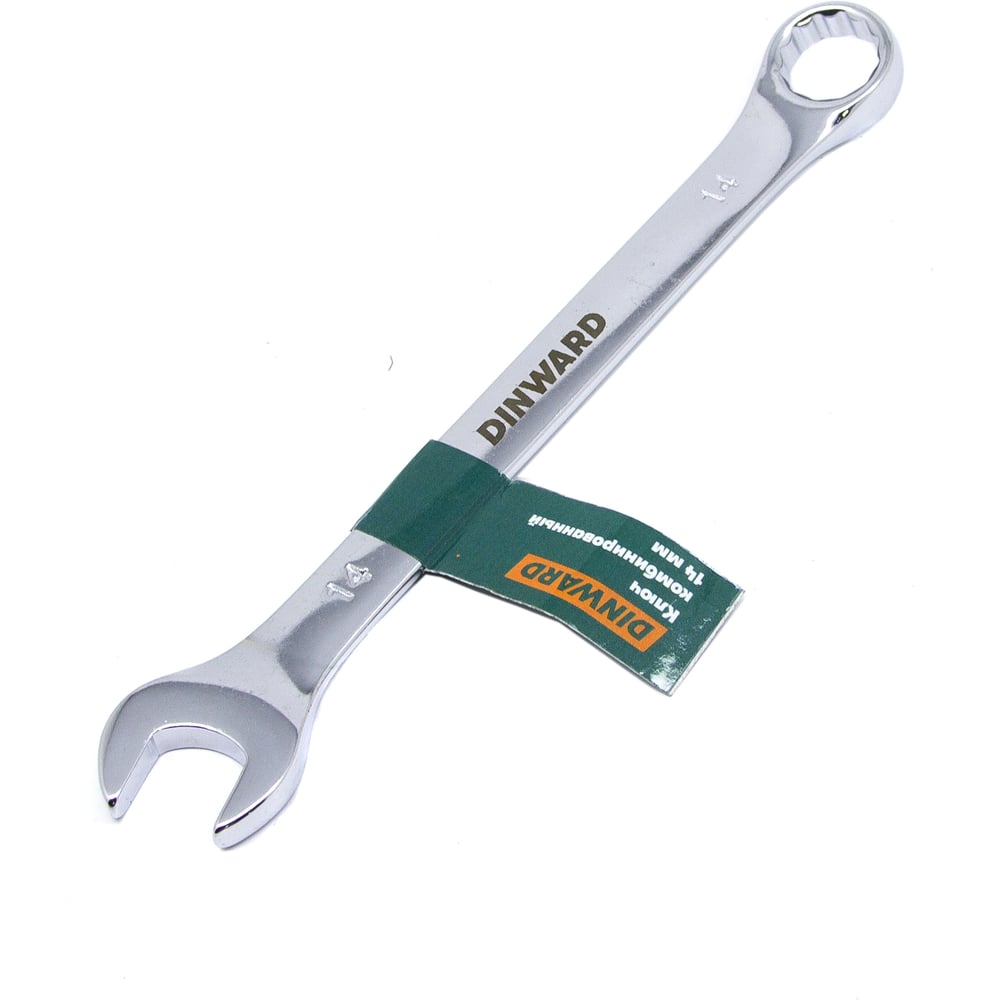 Изображение товара Ключ комбинированный DINWARD 14 мм, CrV, эллиптическая форма 746063v