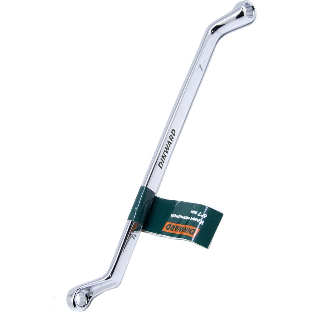 Изображение товара Ключ накидной DINWARD 6х7 мм, CrV, эллиптическая форма 746101v
