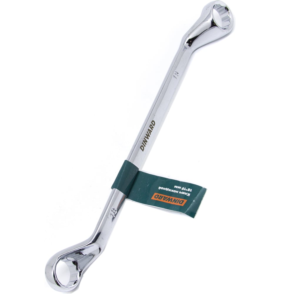 Изображение товара Ключ накидной DINWARD 18х19 мм, CrV, эллиптическая форма 746099v