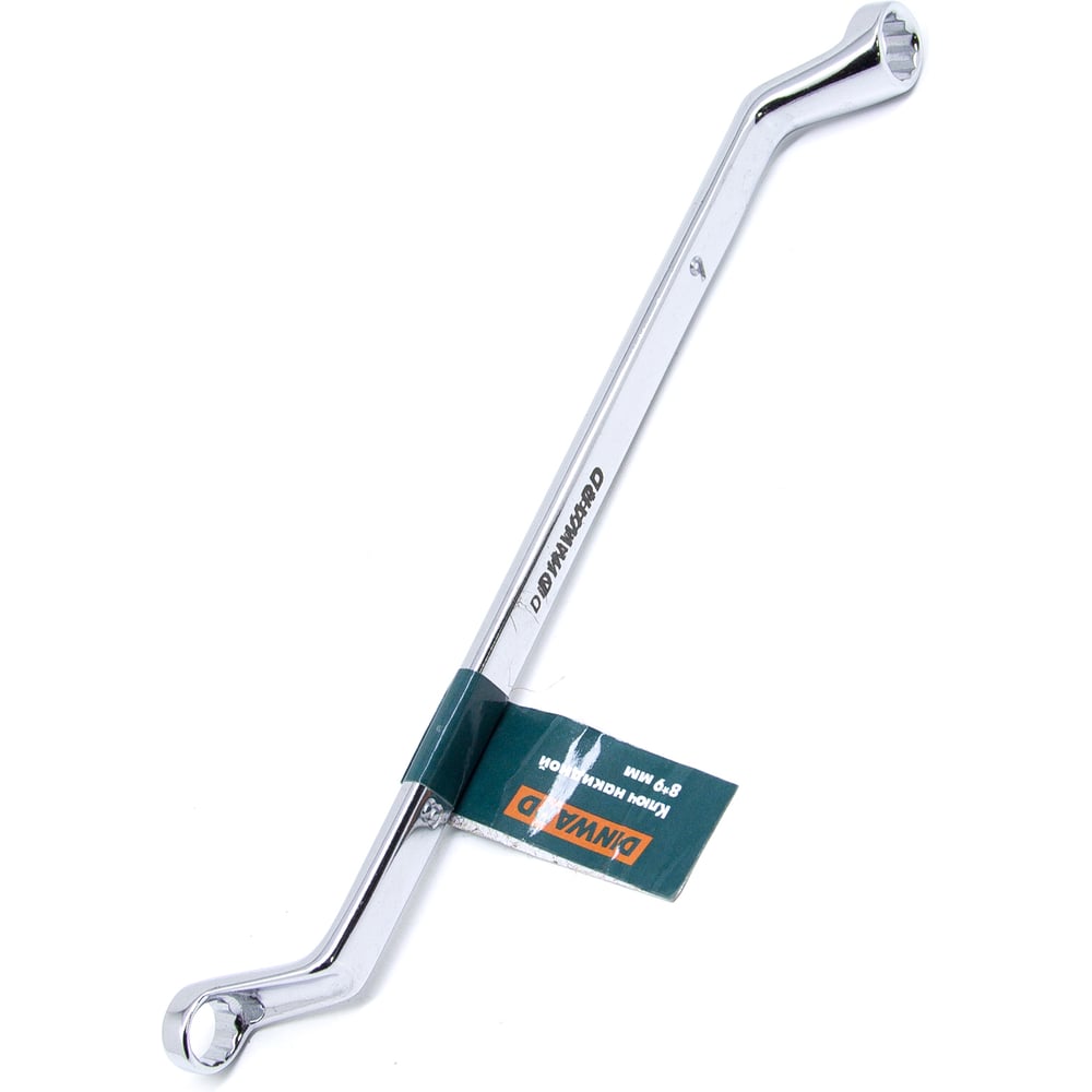 Изображение товара Ключ накидной DINWARD 8х9 мм, CrV, эллиптическая форма 746102v