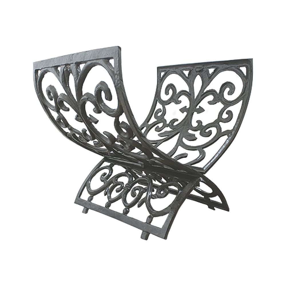 Изображение товара Дровница ЧУДЕСНЫЙ САД WR-790 Барокко чугунная черная 4606400630487