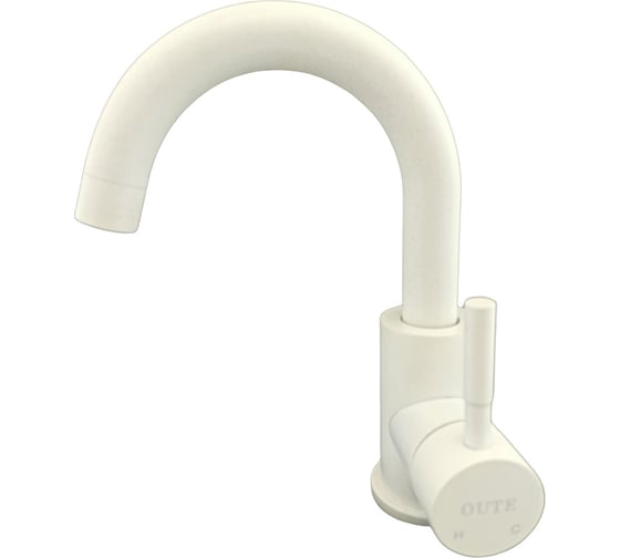 Изображение товара Смеситель для раковины OUTE белый, из нержавеющей стали T40301K-341
