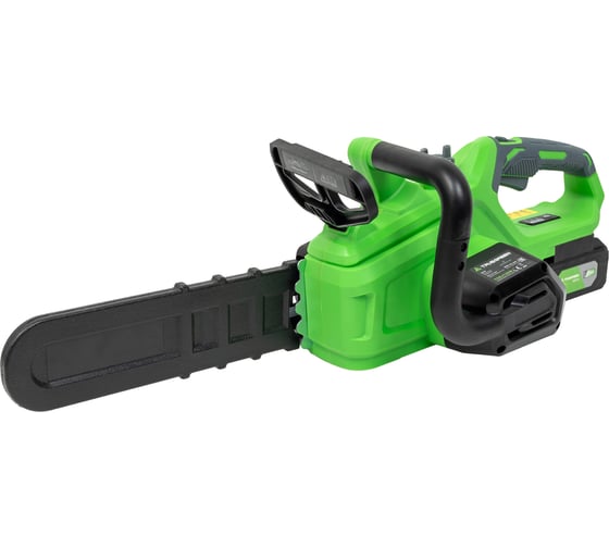 Изображение товара Аккумуляторная цепная пила с АКБ и ЗУ TRUEGREEN TG8J126W
