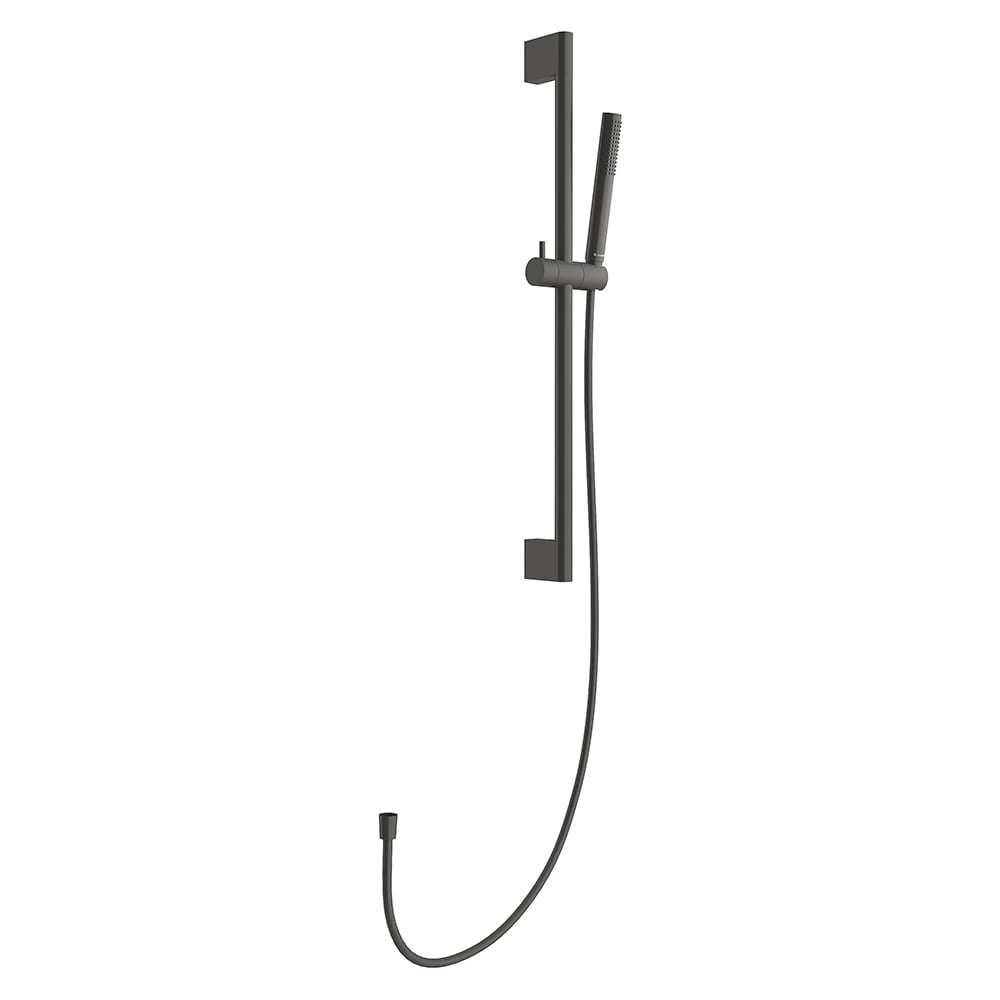 Изображение товара Душевой гарнитур Aqueduto AQD CHUVA, душ-палочка, штанга 700 мм, оружейная сталь CHU2545