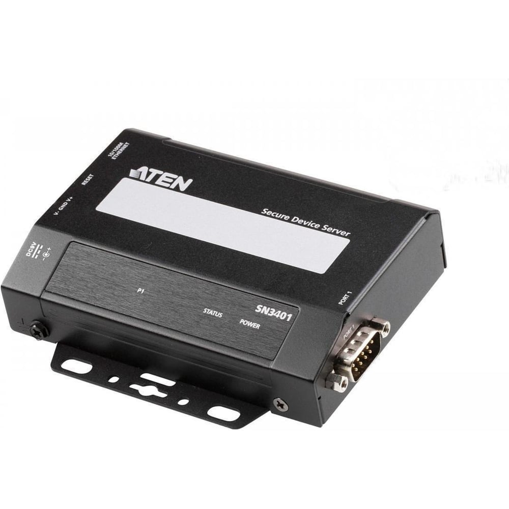 Изображение товара Консольный сервер ATEN 1-портовый для защищенного подключения к устройствам с интерфейсом RS-232/422/485 SN3401-AX-G