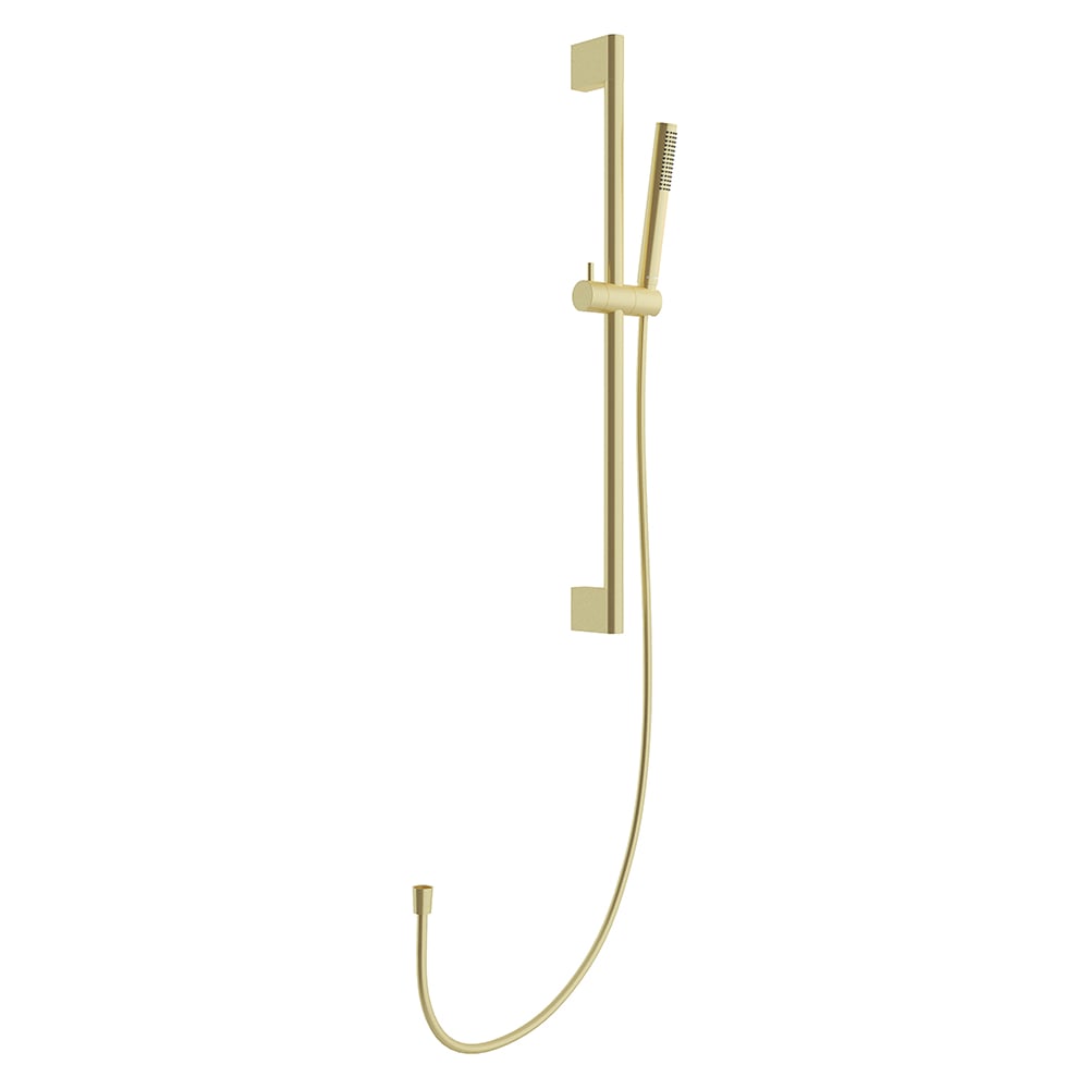 Изображение товара Душевой гарнитур Aqueduto AQD CHUVA, душ-палочка, штанга 700 мм, шлифованное золото CHU2550