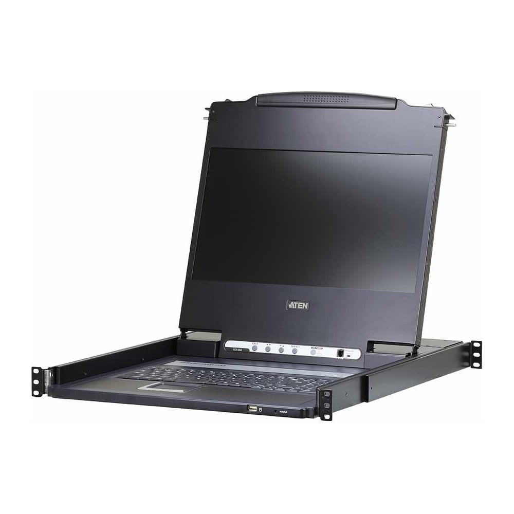 Изображение товара Консоль KVM ATEN 19, VGA/DVI/HDMI+KBD+MOUSE+SPEAKER USB, с KVM-шнуром USB 1.8м, LCD/ЖК экран 17.3 CL6700MW-ATA-RG Изображение товара Консоль KVM ATEN 19, VGA/DVI/HDMI+KBD+MOUSE+SPEAKER USB, с KVM-шнуром USB 1.8м, LCD/ЖК экран 17.3 CL6700MW-ATA-RG