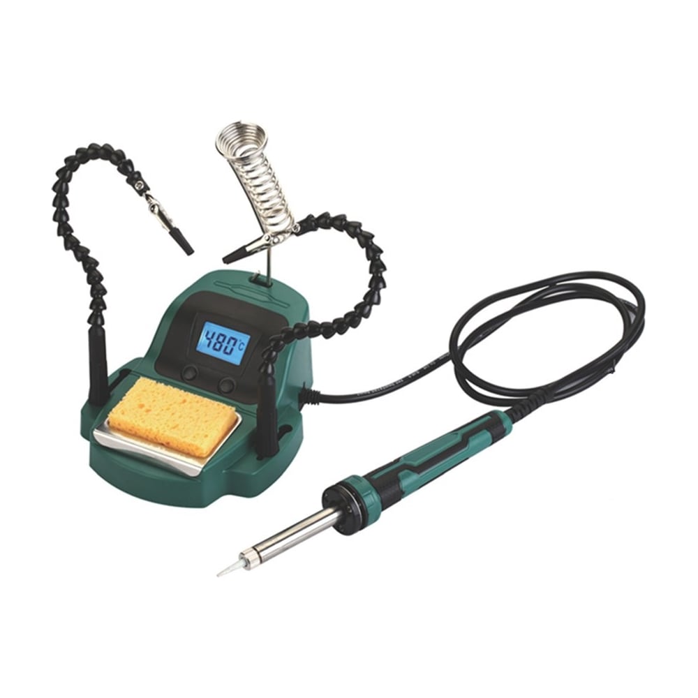 Изображение товара Паяльная станция Zhongdi ZD-8988D-C 58 Вт  с держателем платы 89-8840 00-00016483