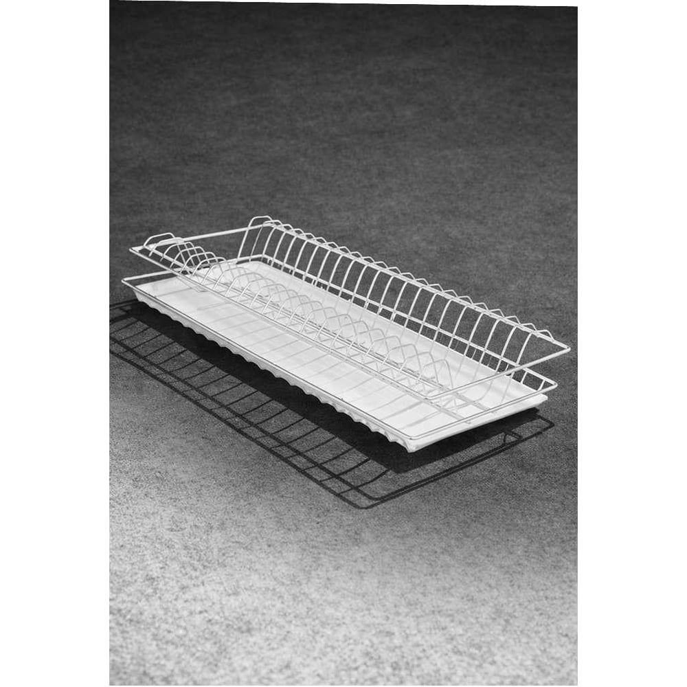 Изображение товара Сушка для посуды SANTREK 20579 двухъярусная с поддоном и держателем