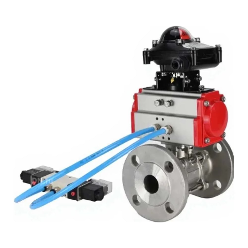 Изображение товара Шаровой кран DN50 Ру40 Нержавеющая сталь Фланцевый двухходовой 180С