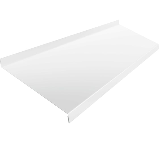 Изображение товара Комплект отливов простых Grand Line 250 0,45 PE-f RAL 9003 1,25м (3шт) 792019