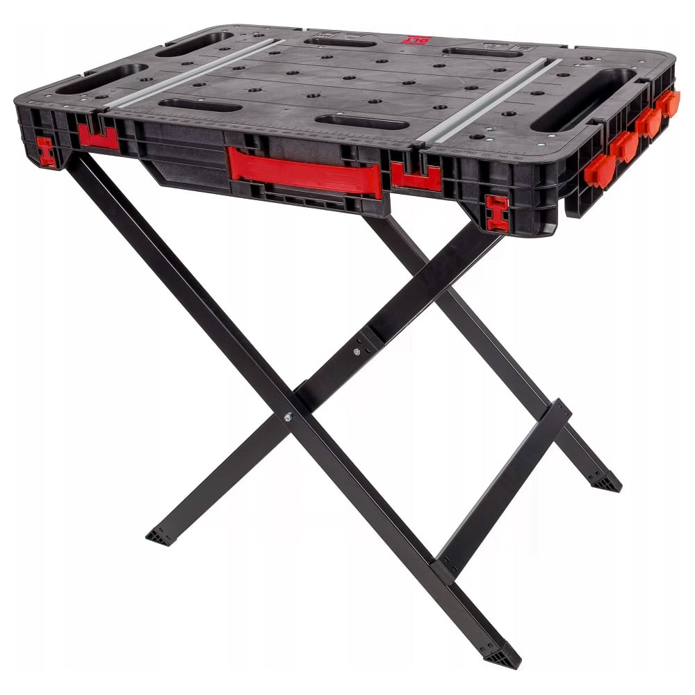 Изображение товара Складной рабочий стол DLT (Верстак) FoldPro с струбцинами и упорами, арт. 3855