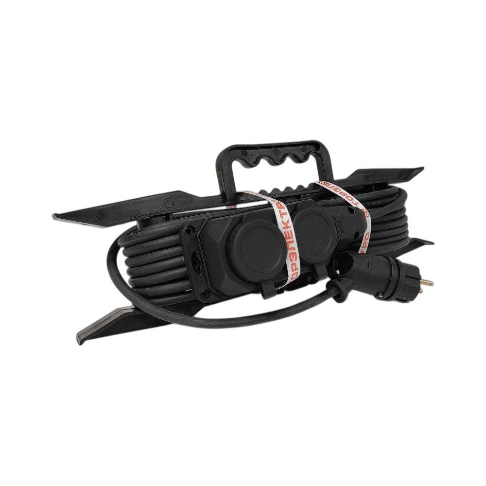 Изображение товара Удлинитель ТОРЭЛЕКТРО ВОЛЬТПРОМ на рамке 2 гнезда 30 м IP44