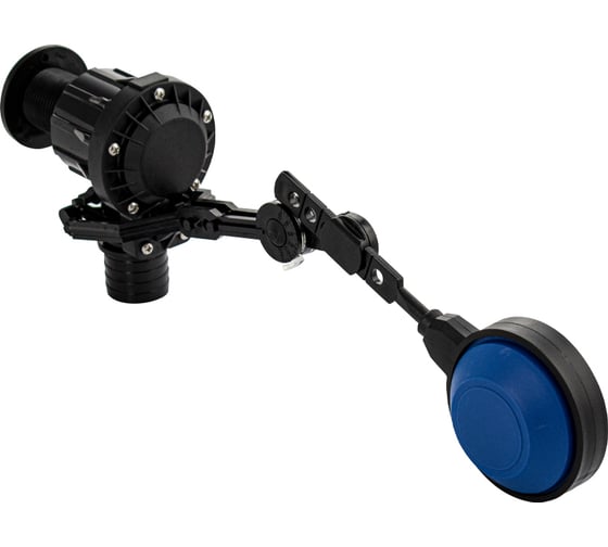 Изображение товара Поплавковый клапан для бачка и ёмкостей Санакс 1", из высокопрочного АБС пластика, модель Квик-стоп, серия МАК, черный 3139