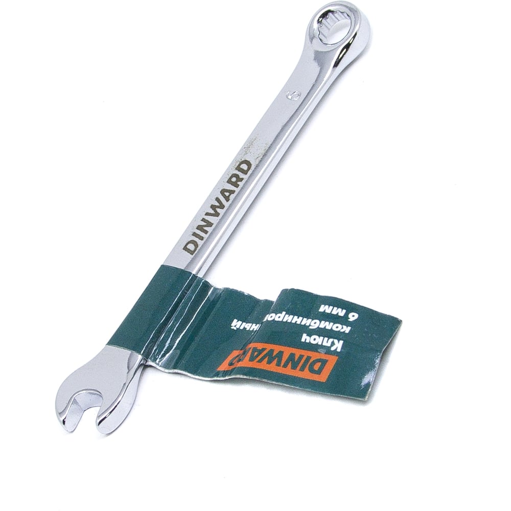 Изображение товара Ключ комбинированный DINWARD * 6 CrV эллипт.форма 746082v